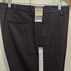 NEW PRICE, NWT: Kenneth Cole Matrix Grid Dress Pants 38x30